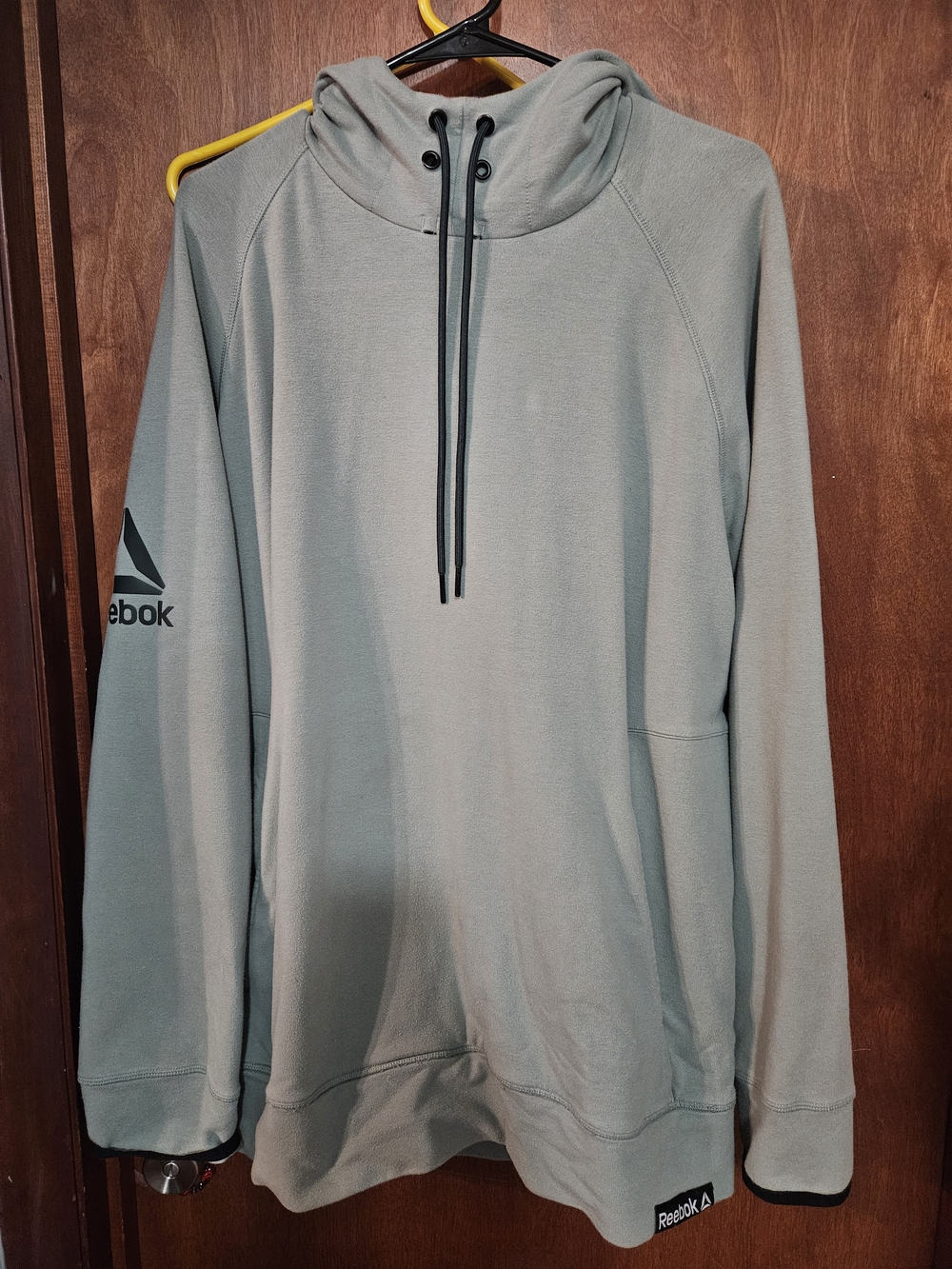 Reebok Men's Hooded Sweatshirt - Gray